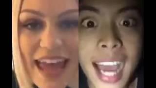 Flashlight Jessie J Featuring John Abelardo Funny Video in App Smule Sing Karaoke