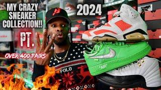 PT. 3‼️ 2024 MY CRAZY SNEAKER COLLECTION OVER 400 PAIRS!! HEAT YOU DON'T WANT TO MISS!!