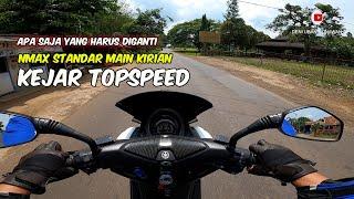 Upgrade Cvt Nmax kejar topspeed: Kirian Nmax harian touring