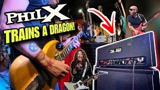 ‼️Phil X try’s out Joe Satriani’s 3rd Power DRAGON 100 amp for the first time!  | Nashville 6/5/24