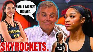 Colin Cowherd SQUASHES Caitlin Clark HATERS as Fever EXPLODES in VALUE as WNBA Popularity RISES!