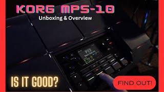 Korg MPS-10 Sampler Looper Unboxing and Overview