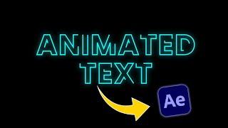 Text Animation After Effects l Text Animation Tutorial