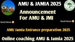 AMU JMI Entrance Preparation Batch 2025 JMI Entrance 2025 AMU Entrance 2025 JMI Entrance Test 2024