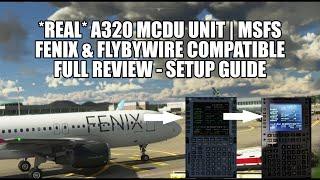 *Real* A320 MCDU Unit - Fenix & FlyByWire A32NX Compatible | Full Review & Setup Guide