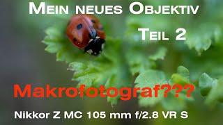 NIKKOR Z MC 105mm f/2.8 VR S - weiter gehts | Lichtgebildet auf Macro Entdeckungsreise  [TEIL 2]