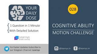 Your Daily Dose. Cognitive Ability. Motion Challenge. 028