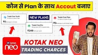 Kotak neo new brokerage charges | kotak neo f&o charges | kotak neo option trading charges