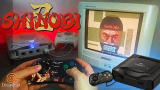 Shinobi (Neo Geo CD) - Dreamcast Gameplay - CRT