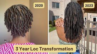 3 Year Loc Journey | Transformation Pictures & Videos!