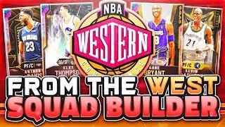 Using ONE PLAYER from each WESTERN CONFERENCE TEAM! NBA 2k20 MyTEAM SQUAD BUILDER