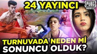 TURNUVADA BİRİNCİ OLDUK !! AMA SONDAN!! NEDEN Mİ? | PUBG MOBILE YAYINCI TURNUVASI