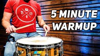 5 Minute Paradiddle Drum Warm-Up (Beginner & Intermediate Drummers)