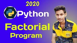 python program- find factorial of a number |2020