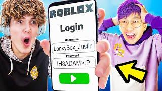 I HACKED INTO MY FRIENDS ROBLOX ACCOUNT! (YOU WON'T BELIEVE WHAT WE FOUND!)