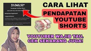 CARA MELIHAT GAJI YOUTUBE SHORTS. CEK SEKARANG JUGA!