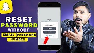 Reset Snapchat Password Without Old Password Email and Phone Number | Snapchat Password Recovery