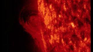 Unstable Solar Plasma Erupts For 30 Hours (Time Lapse)