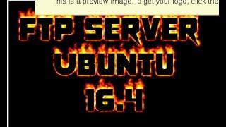 how to install ubuntu ftp server 16.04