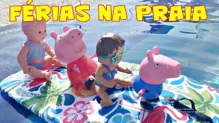 ESPECIAL FÉRIAS! PEPPA PIG, BONECA JUJU E AMIGOS! #ferias #brincadeira #peppapig