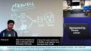 Feed your stream: Zendesk's Maxwell generates Kafka events from MySQL binlogs