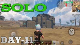 FIRST BIG BASE RAID THE SOLO JOURNEY DAY-11 || Last Day Rules Survival