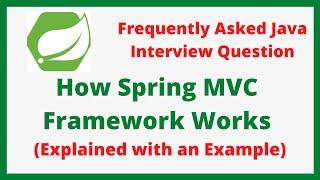 How Spring MVC Framework Works | Spring MVC HTTP Request Flow | Java Interview