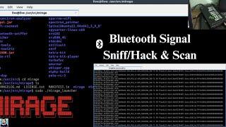 Bluetooth Signal Scanning, Sniffing/Hacking using HackRF SDR | BTLE & Mirage | DragonOS