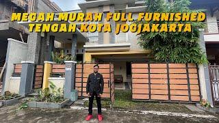 RUMAH MEGAH MURAH DI TENGAH KOTA JOGJA STRATEGIS SELANGKAH KE BALAIKOTA FULL FURNISHED