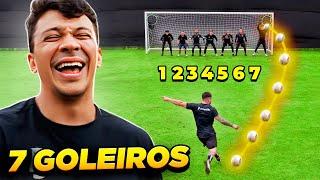 AMADORES vs 7 GOLEIROS! SERÁ QUE DÁ PRA FAZER GOL??? 