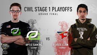 OpTic Gaming vs. FaZe Clan | Grand Finals | CWL Pro League Stage 1 Playoffs 2018