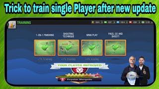 How to Train players individually after a new training update in Top Eleven 2024| Single player