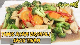 Resep Tumis Ayam Brokoli Saos Tiram Simple dan Enak