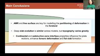 Thursday, January 20: Evolving topography, melt generation, fault networks (Science Presentations 2)