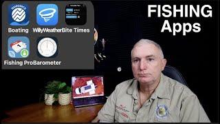 My Best FISHING Apps, WillyWeather, Fishing Pro, Bite Times, Navionics.