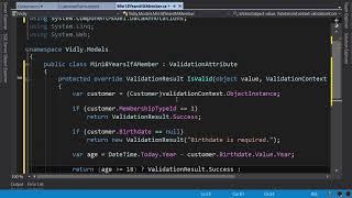 053 Custom Validation MVC C# Asp.NET