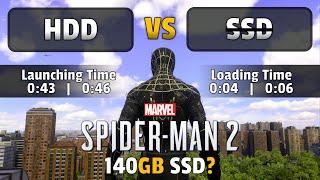 No SSD Needed?? Marvel's Spider-Man 2: HDD vs SSD