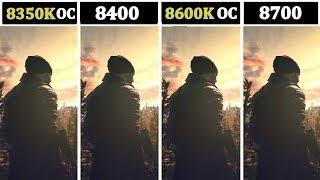 Intel I3 8350K (OC) vs I5 8400 vs I5 8600K (OC) vs I7 8700 | Tested 15 Games |