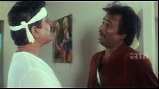 Rajinikanth and Visu Comedy | Mannan Tamil Movie | Rajinikanth | Vijayashanthi | Kushboo