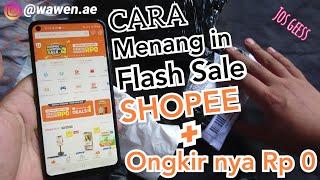 Cara Menang Flash Sale Shopee Serba Seribu + Ongkir Rp 0