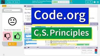 Code.org Lesson 10.4 Functions Practice | Tutorial with Answers | Unit 4 CS Principles