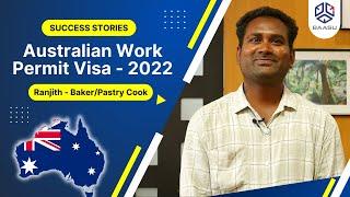 Success Stories| Cook Ranjith - Australian Work Permit Visa | Baasu Consultants