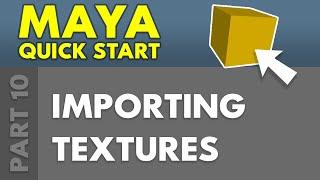 How to import Textures in Maya