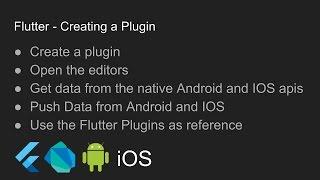 Flutter - Creating a Plugin