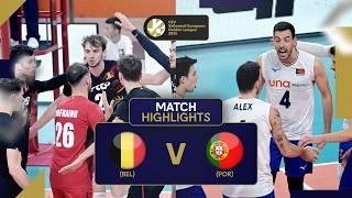 Belgium vs. Portugal - Match Highlights | European Golden League Men 2024