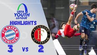 BAYERN U19 3-2 FEYENOORD U19 | UEFA YOUTH LEAGUE | HIGHLIGHTS | 28-02-2024