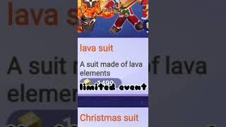 Buy Lava Skin Set from blockman go limited events :O