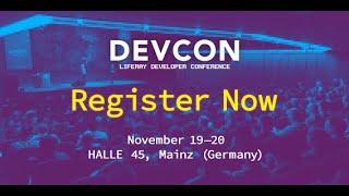 Meet us at Liferay DEVCON in Mainz, Germany #staynerdy #letscode