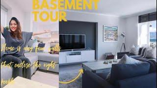 My Basement tour in Canada || Surrey- British Columbia||