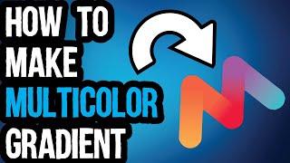 How to Make Multicolor Gradient in Single Object in Adobe Illustrator